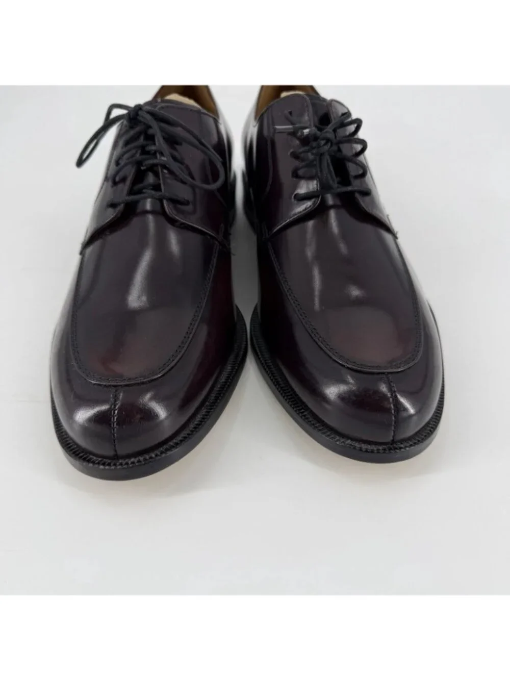 Men's Cole Haan  Air Carter Split-Toe Derby Shoes Mahogany Leather 10.5M